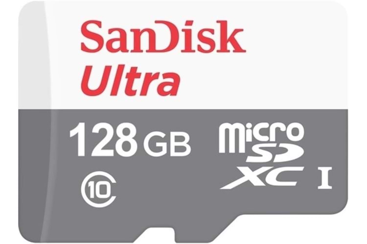Sandisk ULTRA 128GB 100MB/S MicroSDXC UHS-I HAFIZA KARTI SDSQUNR-128G-GN6MN