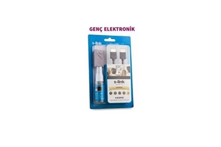 SLINK SLX-370 HDMI M/M 1.5 TEMIZLEME SPREY + HDMI KABLO