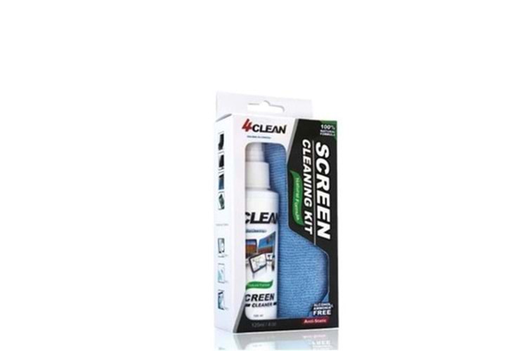 4CLEAN EKRAN TEMİZLEME KİTİ 120ML