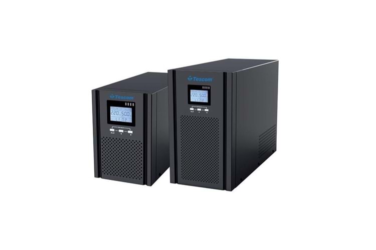 TESCOM TEOS 1KVA 1F 2X7AH 4/8DK LCD ONLINE UPS