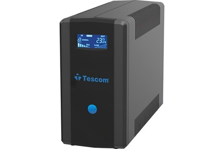 TESCOM LEO 1200VA LCD/USB RJ45 MODEM KESİNTİSİZ GÜÇ KAYNAĞI