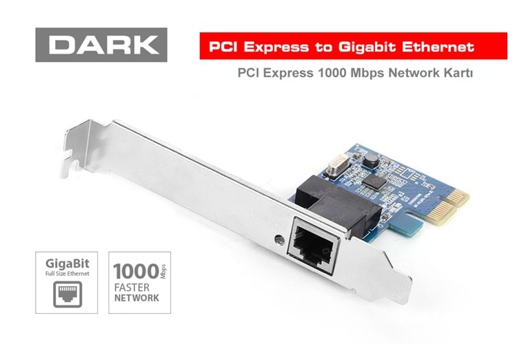 DARK DK NT PEGLAN PCI-E GIGABIT AĞ KARTI