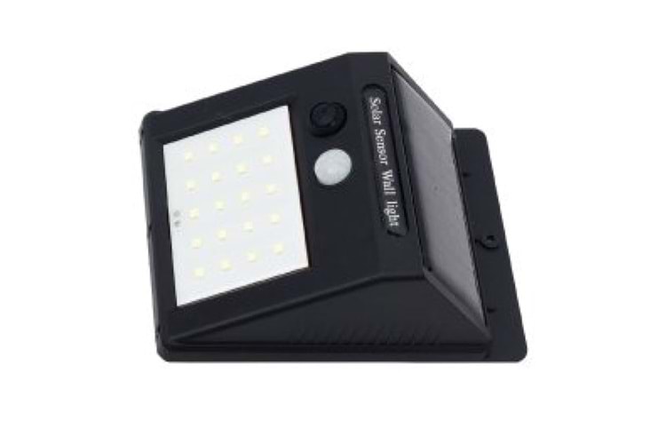 SOLAR GÜNEŞ ENERJİLİ SENSÖRLÜ DUVAR APLİĞİ 1200MAH