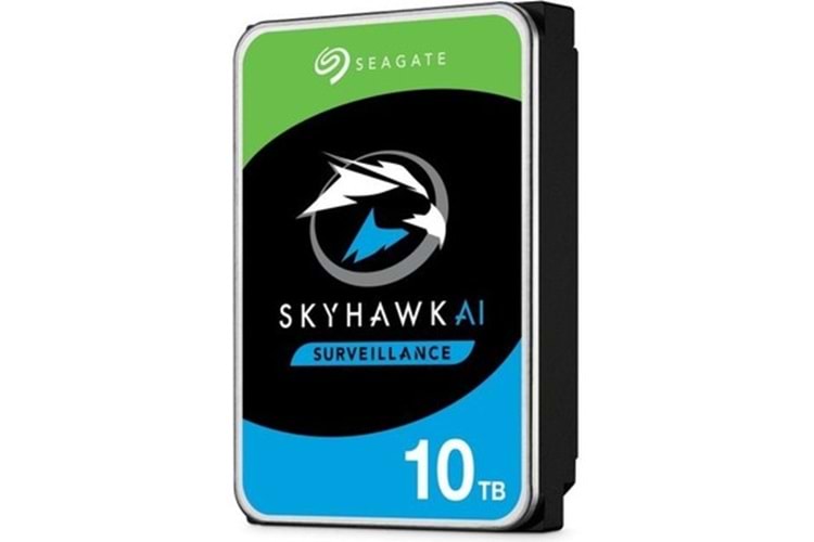 10 TB SKYHAWK ST10000VE001 Aİ 7/24 GÜVENLİK HARDDİSKİ