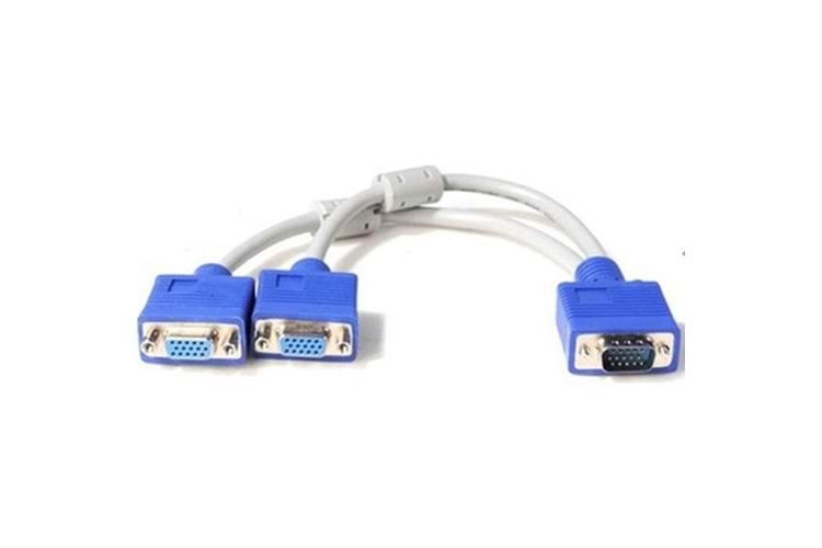 TEKNOGREEN 0.3MT VGA Y KABLO 2Lİ