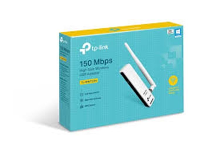 TP-LINK TL-WN722N 150MB 1ANTEN USB WIFI ADAPTOR