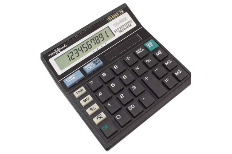 TECHNOMAX TM-6551 10 DIGITS HESAP MAKİNASI