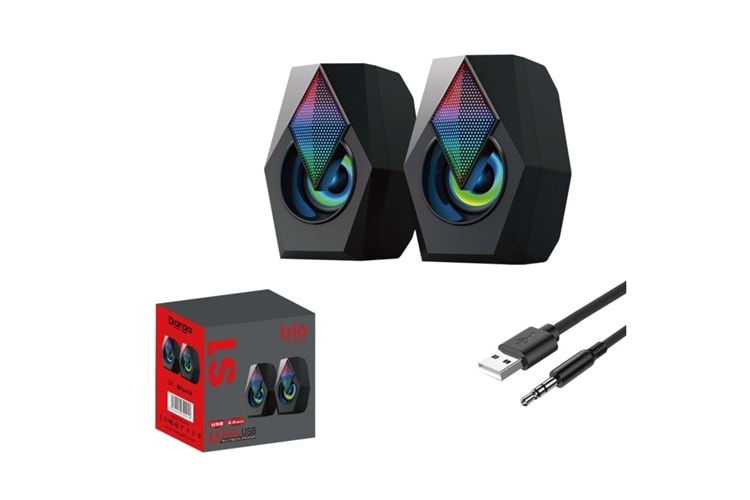 TRİO TRS1 LEDLİ BİLGİSAYAR HOPARLÖRÜ