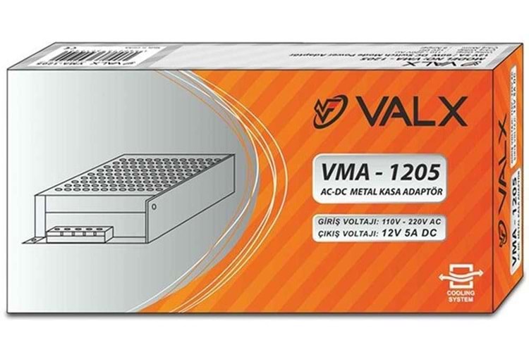 VALX VMA-1205 12V 5A ADAPTOR