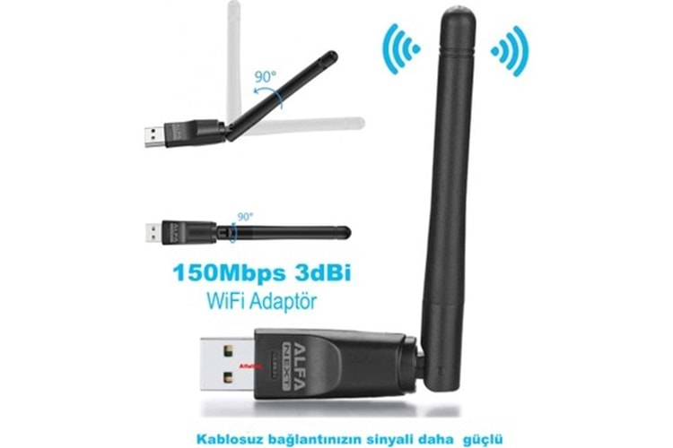 Alfanet W114 Usb Antenna Wireless Adapter