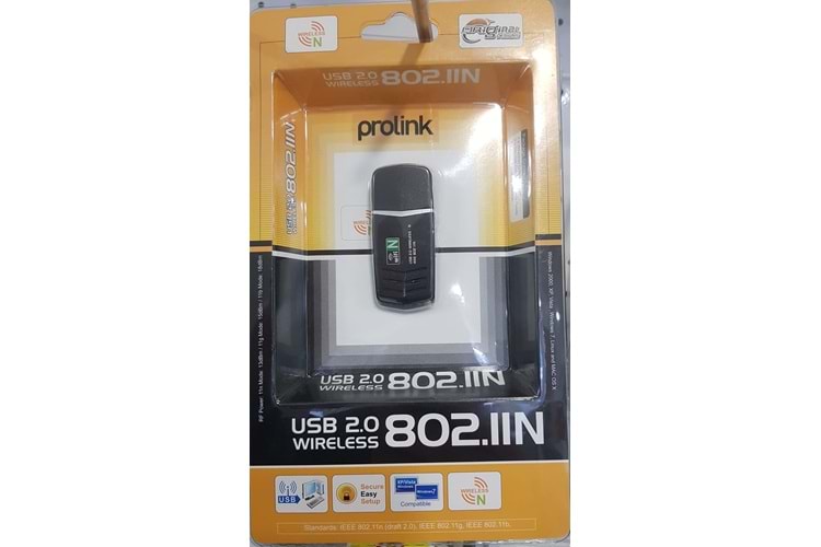 PROLINK WS-WN683N2P USB 2.0 WIRELESS ADAPTOR