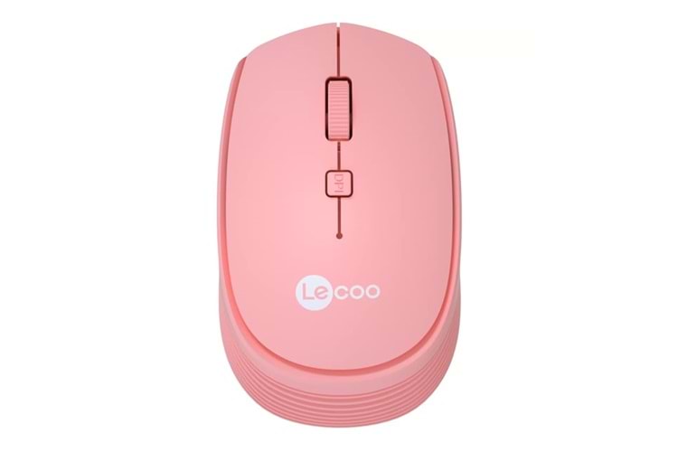 LENOVO LECOO USB OPTİK KABLOSUZ MOUSE PEMBE WS202-P