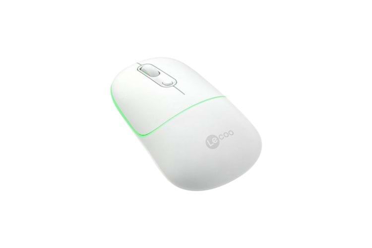 LENOVO LECOO USB OPTİK KABLOSUZ MOUSE BEYAZ WS210-B