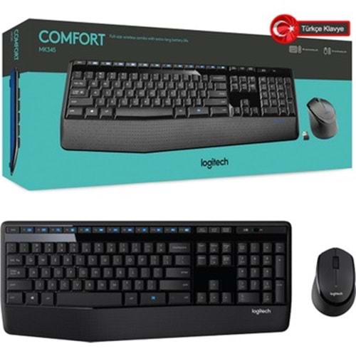 LOGITECH MK345 KABLOSUZ KLAVYE MOUSE SET