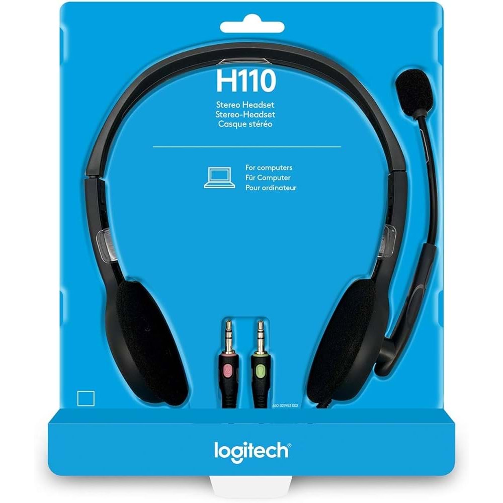 LOGITECH H110 MİKROFONLU KULAKLIK