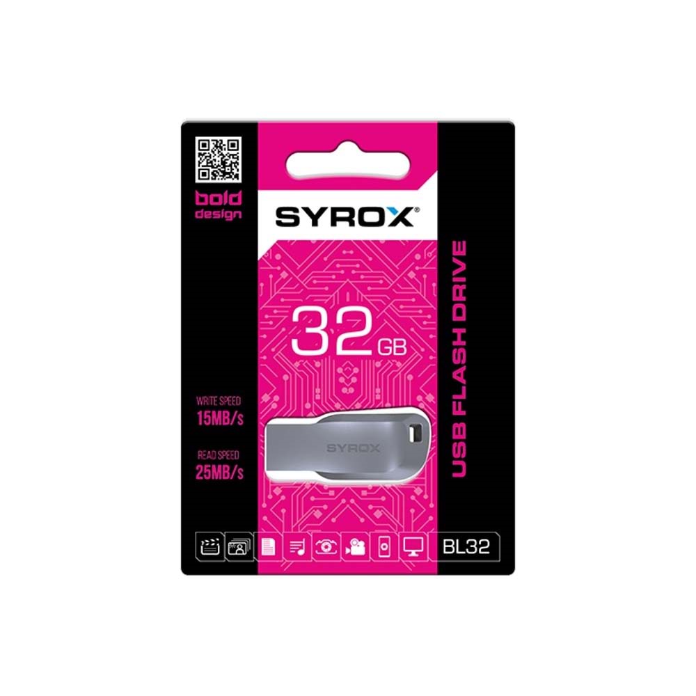 SYROX BL32 32GB 15MBS/25MBS USB FLASH BELLEK