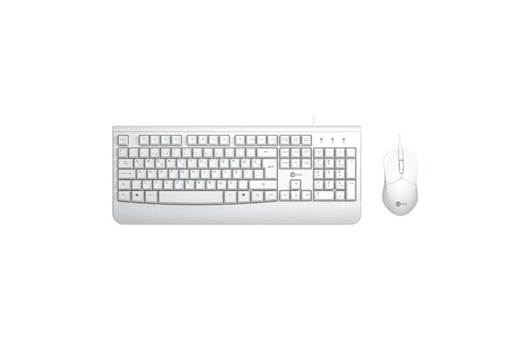 LENOVO LECOO USB KABLOLU TÜRKÇE Q KLAVYE MOUSE SET BEYAZ CM105-B