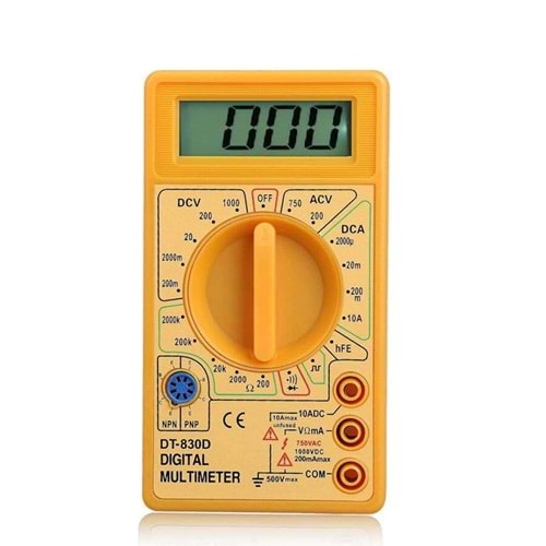 TEKNOGREEN DT-830D DIGITAL MULTIMETRE