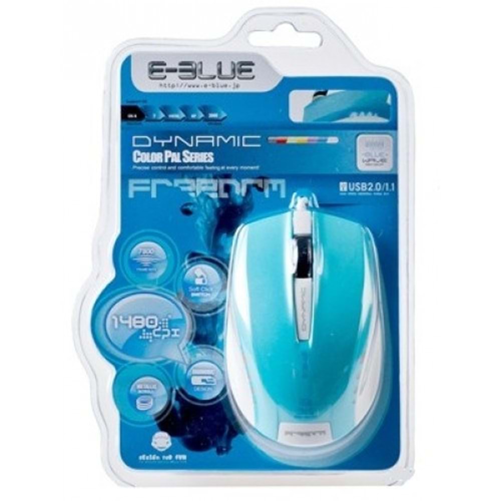 E-BLUE EMS102BL KABLOLU OPTİK MOUSE