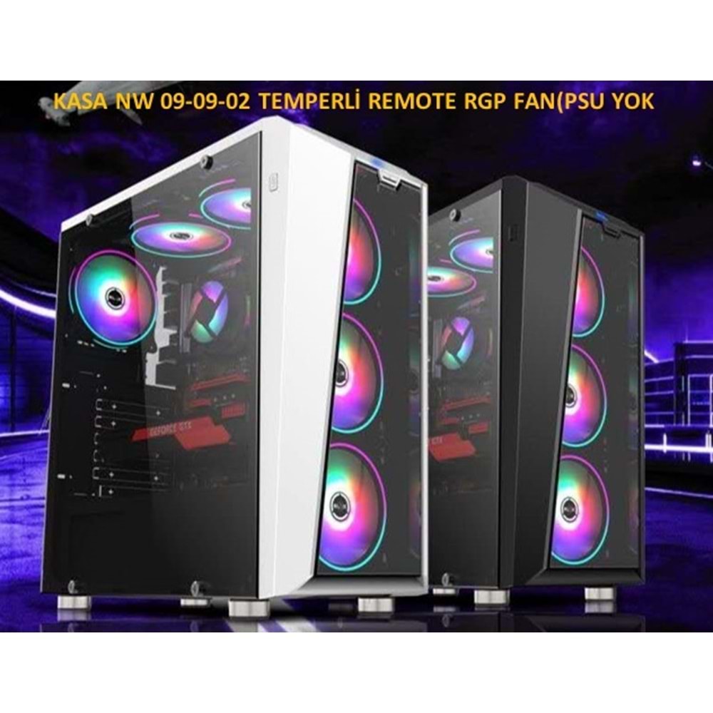 KASA NW 09-09-02 TEMPERLİ REMOTE RGP FAN KONTROL SET (PSU YOK)