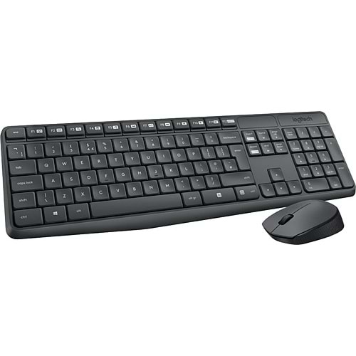 Logitech MK235 Multimedya Q Kablosuz Klavye Mouse Set