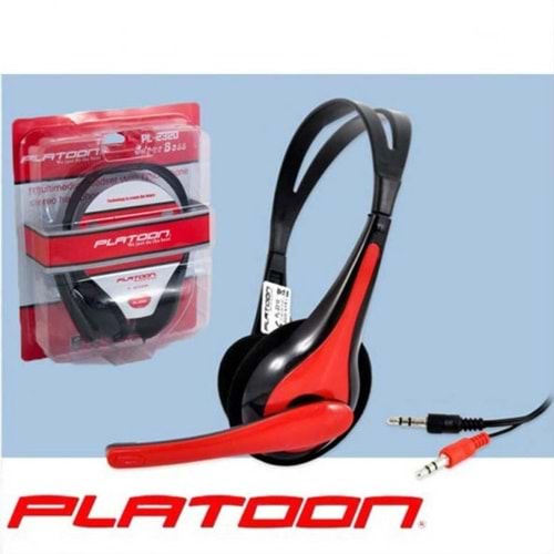 PLATOON PL-2320 MİKROFON YANDA PC KULAKLIK
