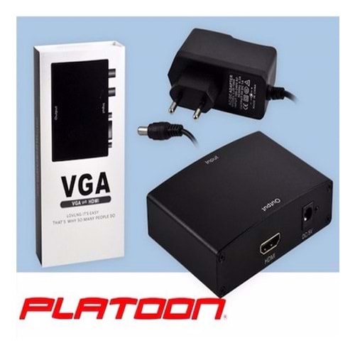 PLATOON PL-7277 VGA TO HDMI CONVERTER