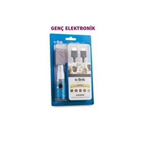 SLINK SLX-370 HDMI M/M 1.5 TEMIZLEME SPREY + HDMI KABLO