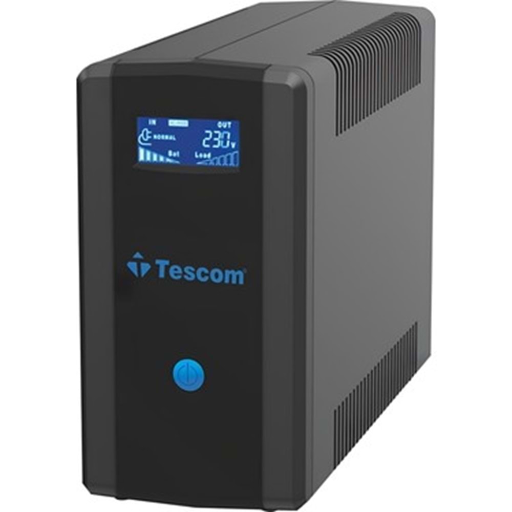 TESCOM LEO 1200VA LCD/USB RJ45 MODEM KESİNTİSİZ GÜÇ KAYNAĞI