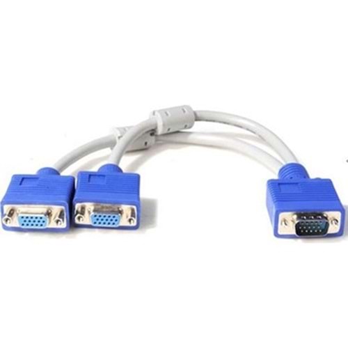 TEKNOGREEN 0.3MT VGA Y KABLO 2Lİ