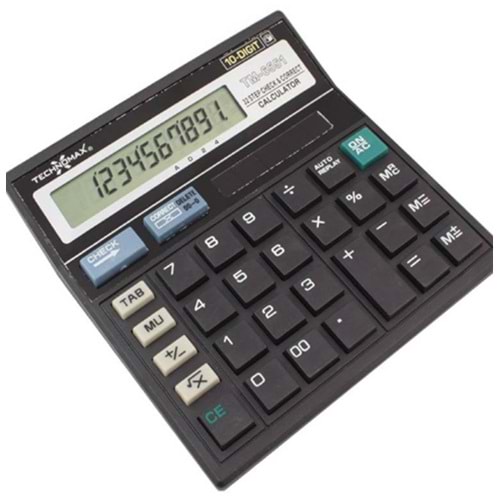 TECHNOMAX TM-6551 10 DIGITS HESAP MAKİNASI