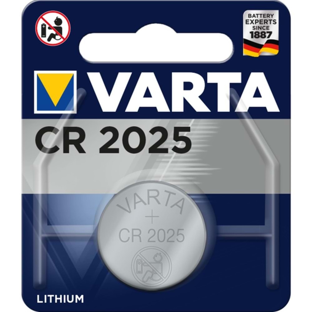 VARTA CR2025 3V ALKALINE PIL