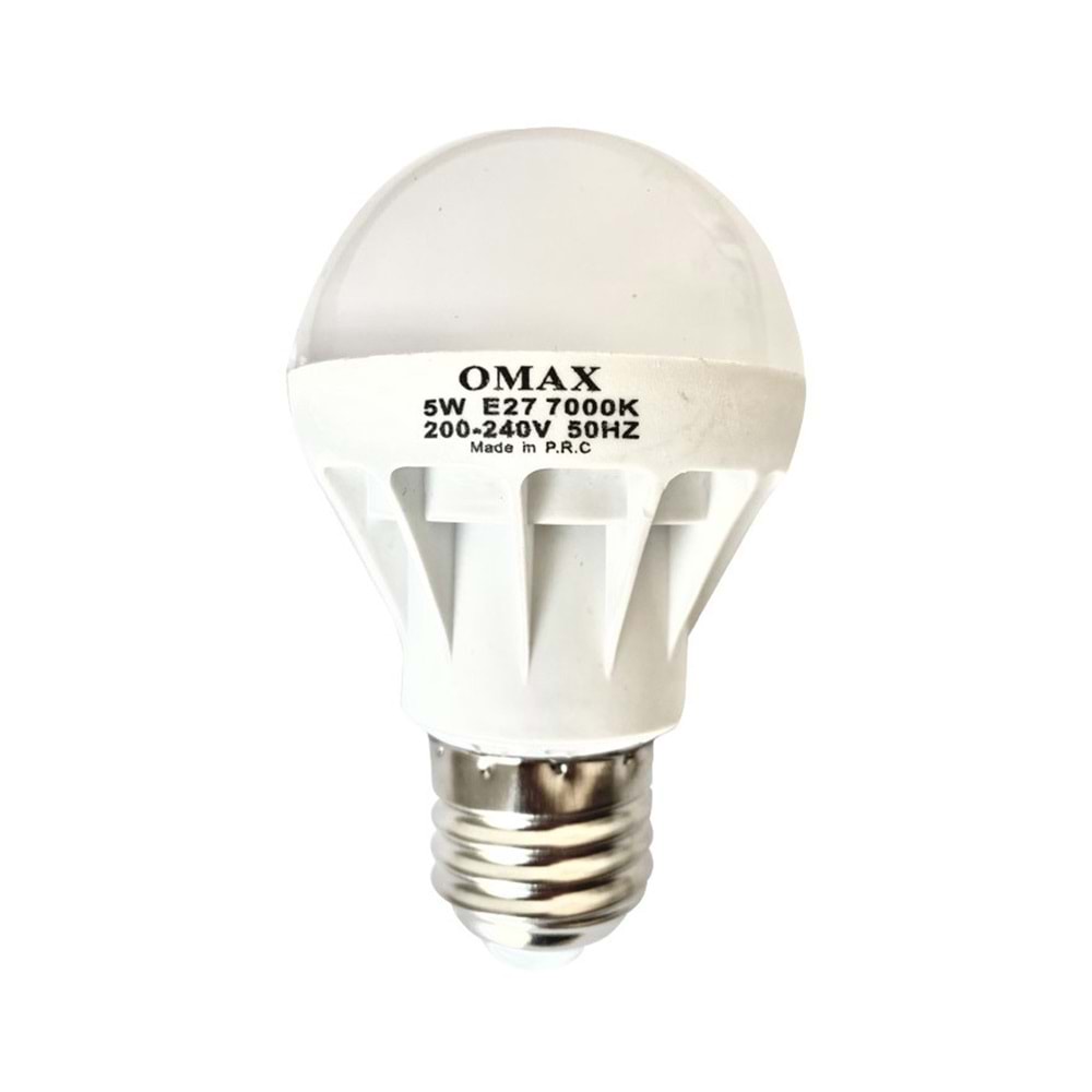 OMAX 5W LED AMPÜL - 12Lİ PAKET