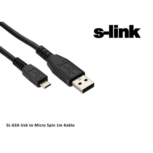 SLINK SL-63A 1MT USB TO MICRO USB KABLO